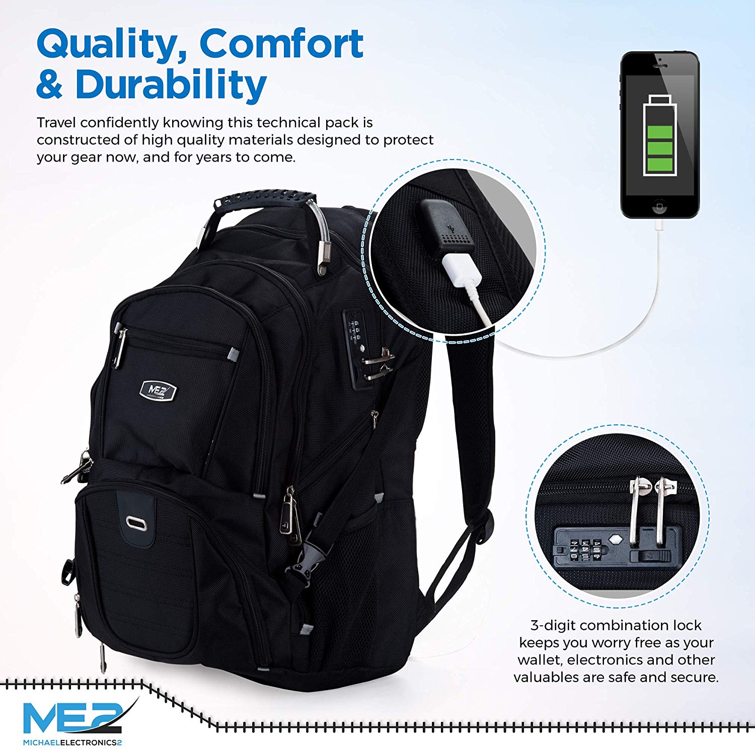 Laptop backpack cheap public